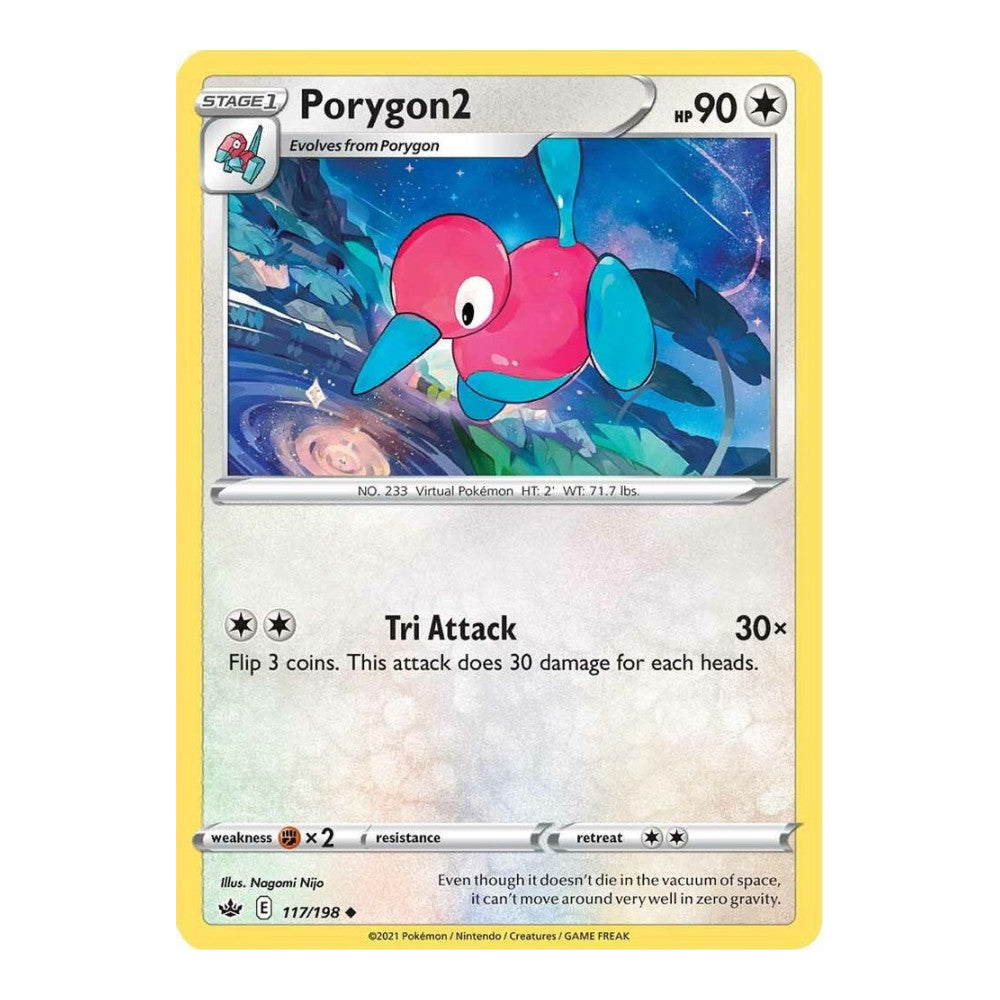 SWSH06: Chilling Reign (SWSH06) - Porygon2 (#117/198) (Near Mint)