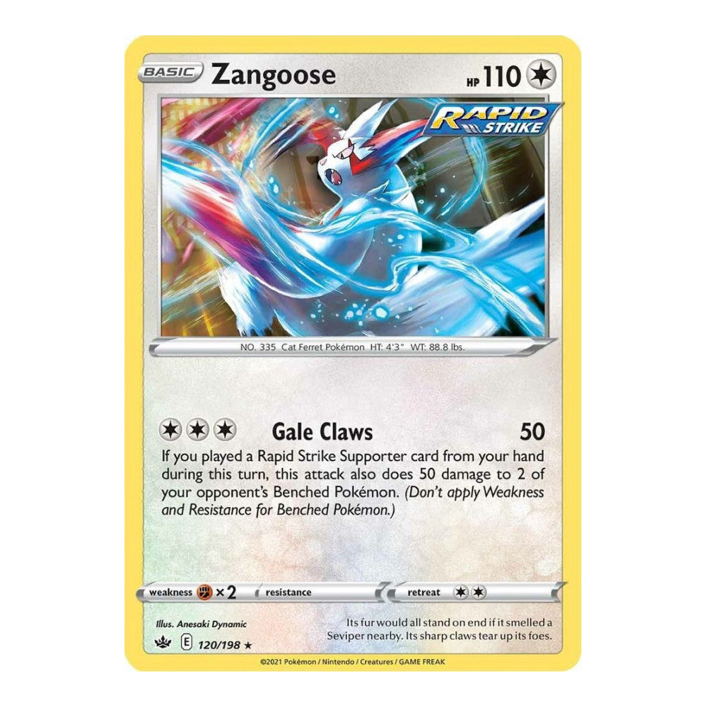 SWSH06: Chilling Reign (SWSH06) - Zangoose (#120/198) (Near Mint)