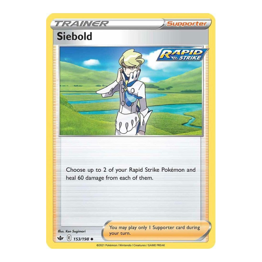 SWSH06: Chilling Reign (SWSH06) - Siebold (#153/198) (Near Mint)