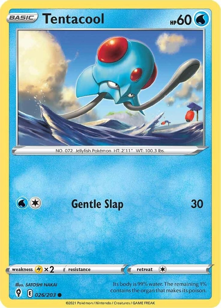 SWSH07: Evolving Skies (SWSH07) - Tentacool (#026/203, Common) ()
