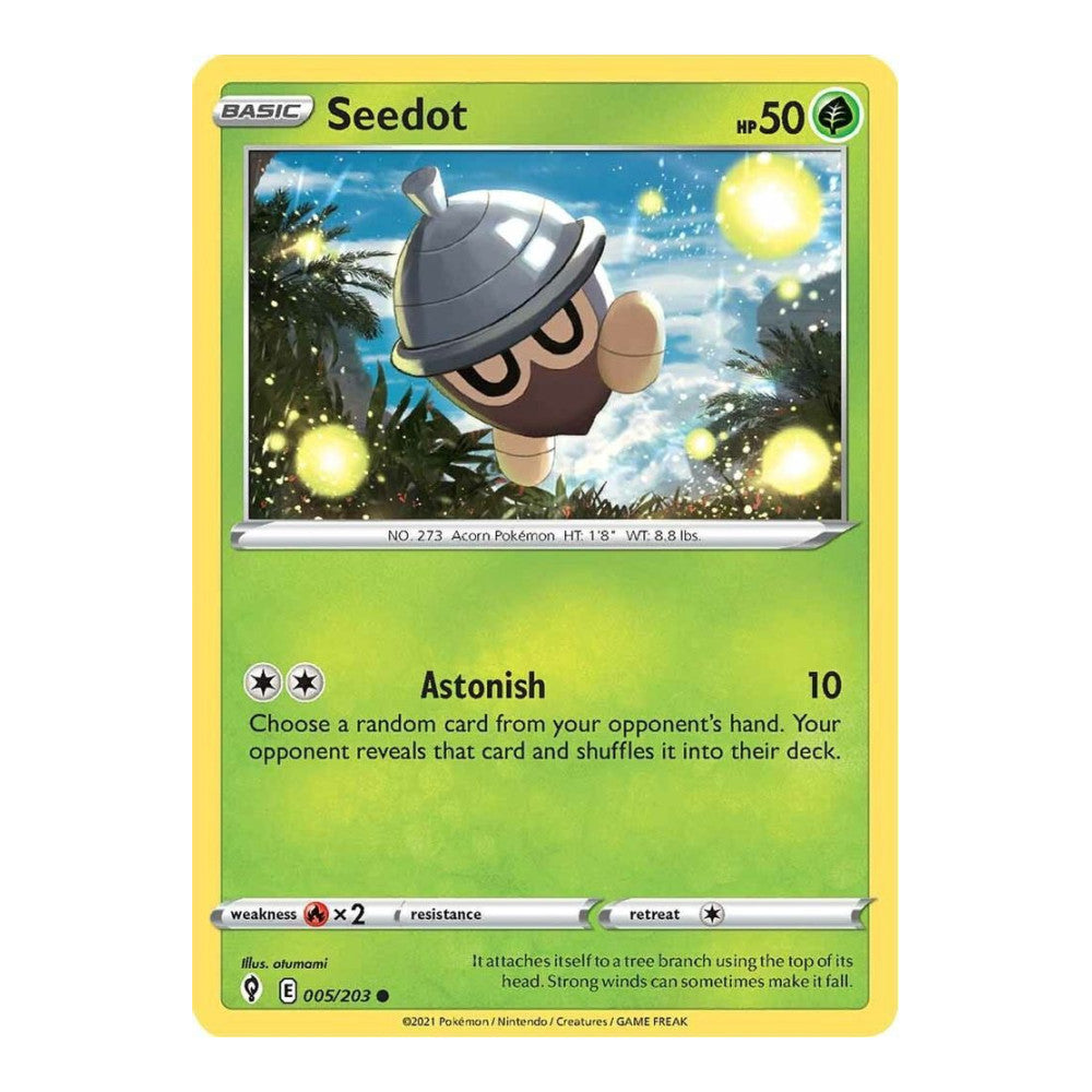 SWSH07: Evolving Skies (SWSH07) - Seedot (#005/203) (Near Mint)