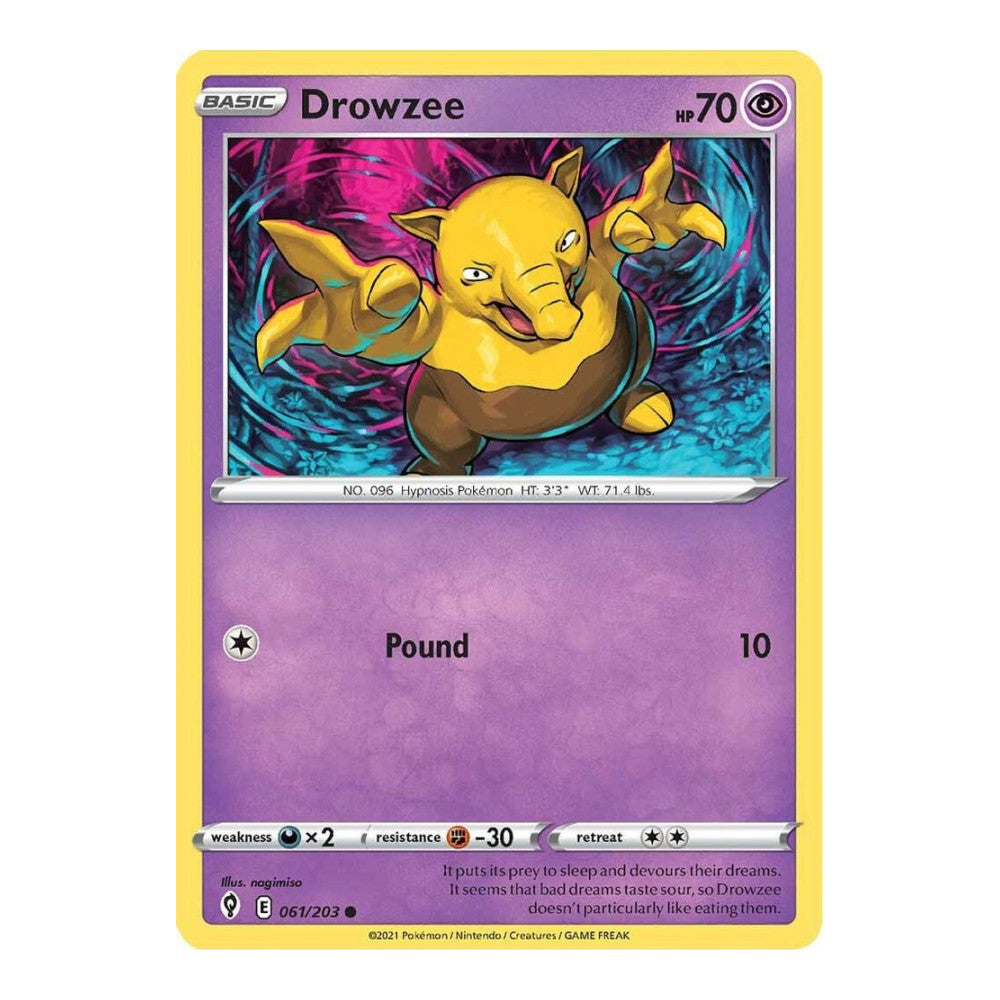 SWSH07: Evolving Skies (SWSH07) - Drowzee (#061/203) (Near Mint)