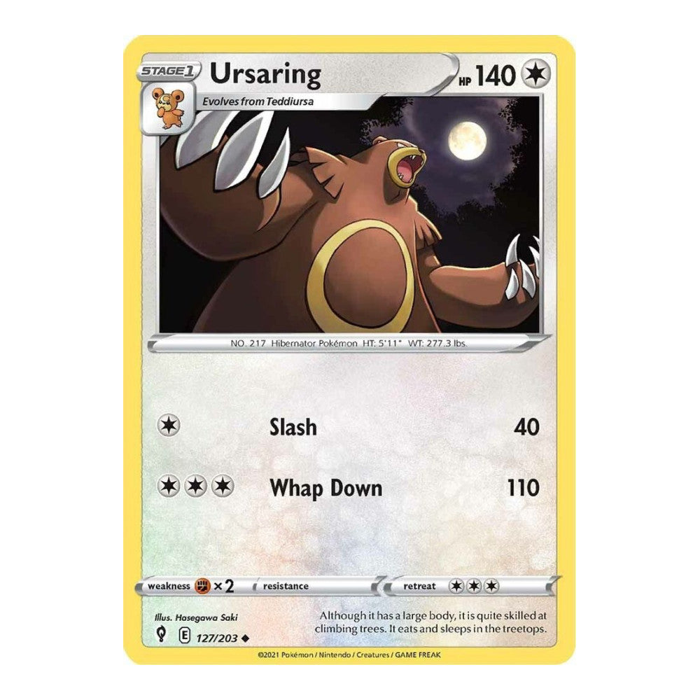 SWSH07: Evolving Skies (SWSH07) - Ursaring (#127/203) (Near Mint)