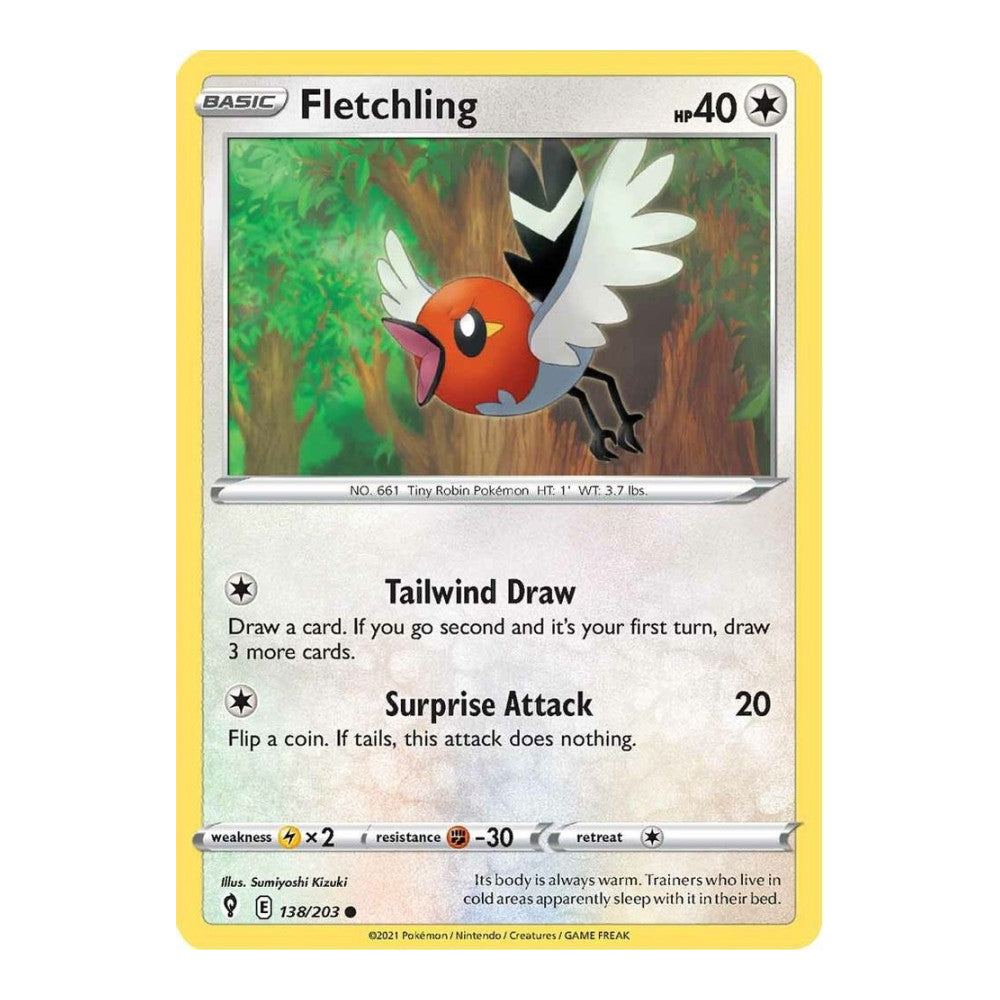 SWSH07: Evolving Skies (SWSH07) - Fletchling (#138/203) (Near Mint)