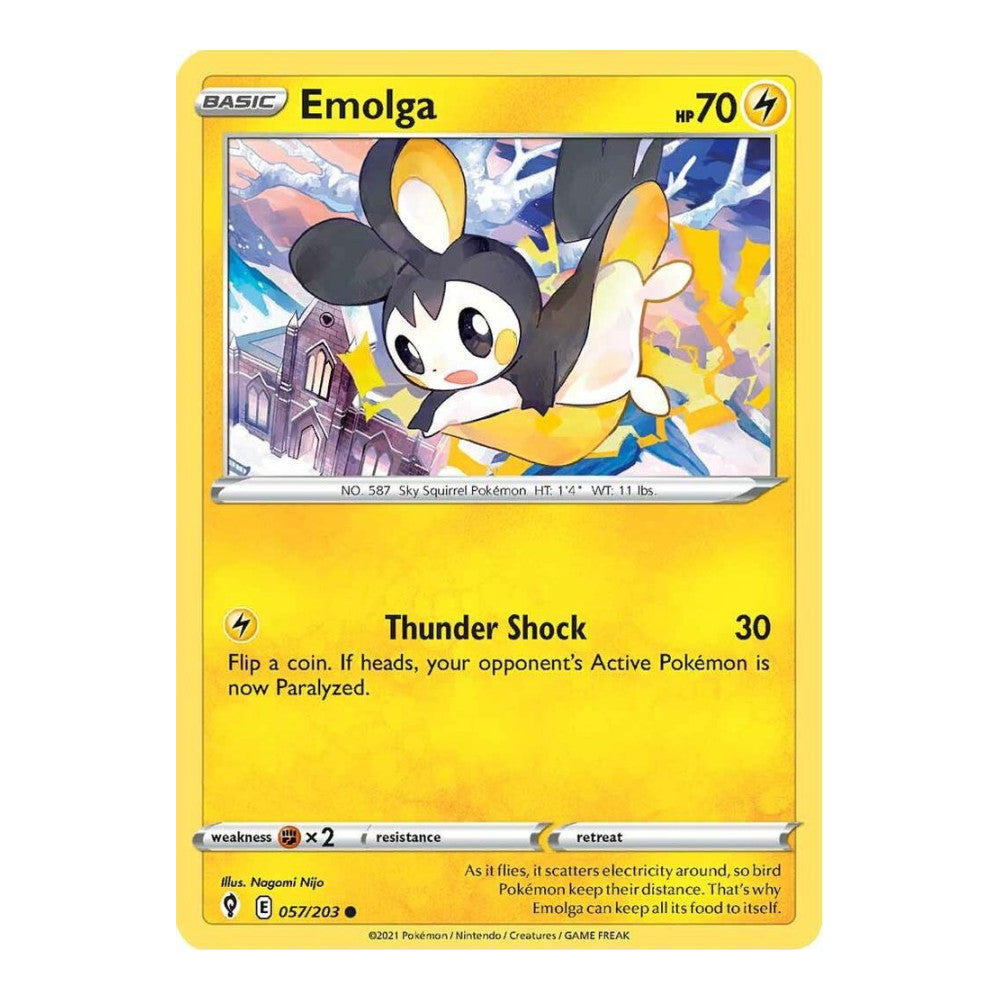 SWSH07: Evolving Skies (SWSH07) - Emolga (#057/203) (Near Mint)