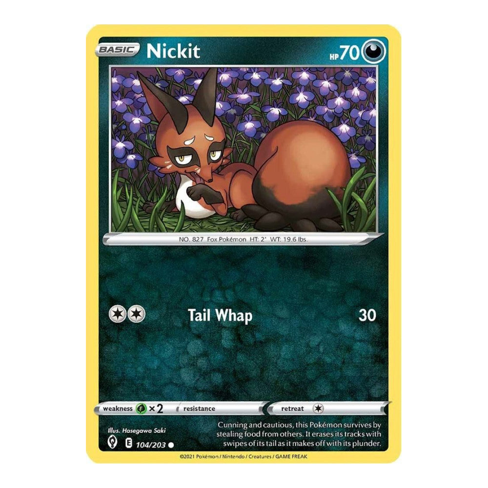 SWSH07: Evolving Skies (SWSH07) - Nickit (#104/203) (Near Mint)