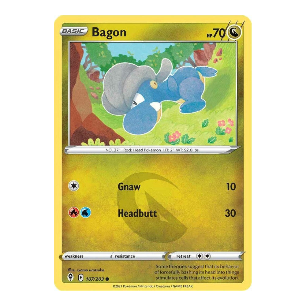 SWSH07: Evolving Skies (SWSH07) - Bagon (#107/203) (Near Mint)