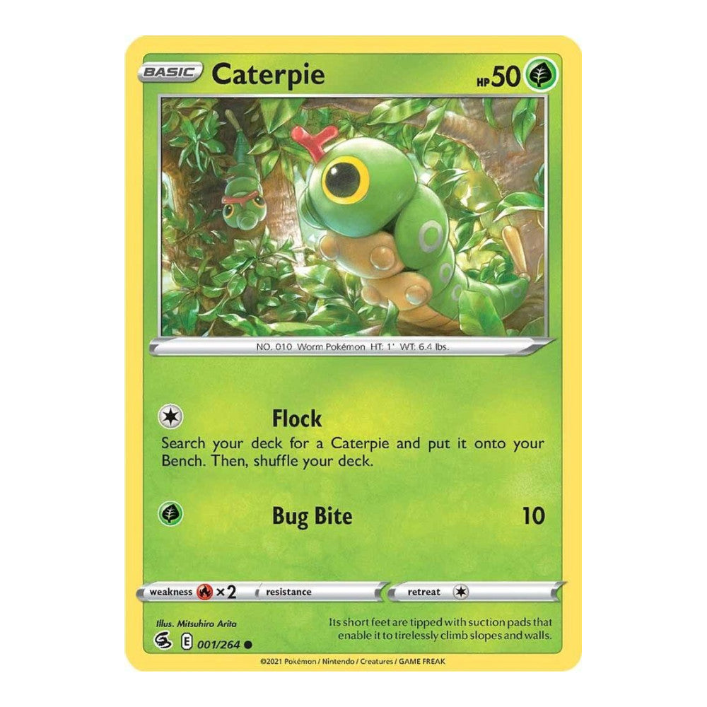 SWSH08: Fusion Strike (SWSH08) - Caterpie (#001/264) (Near Mint)