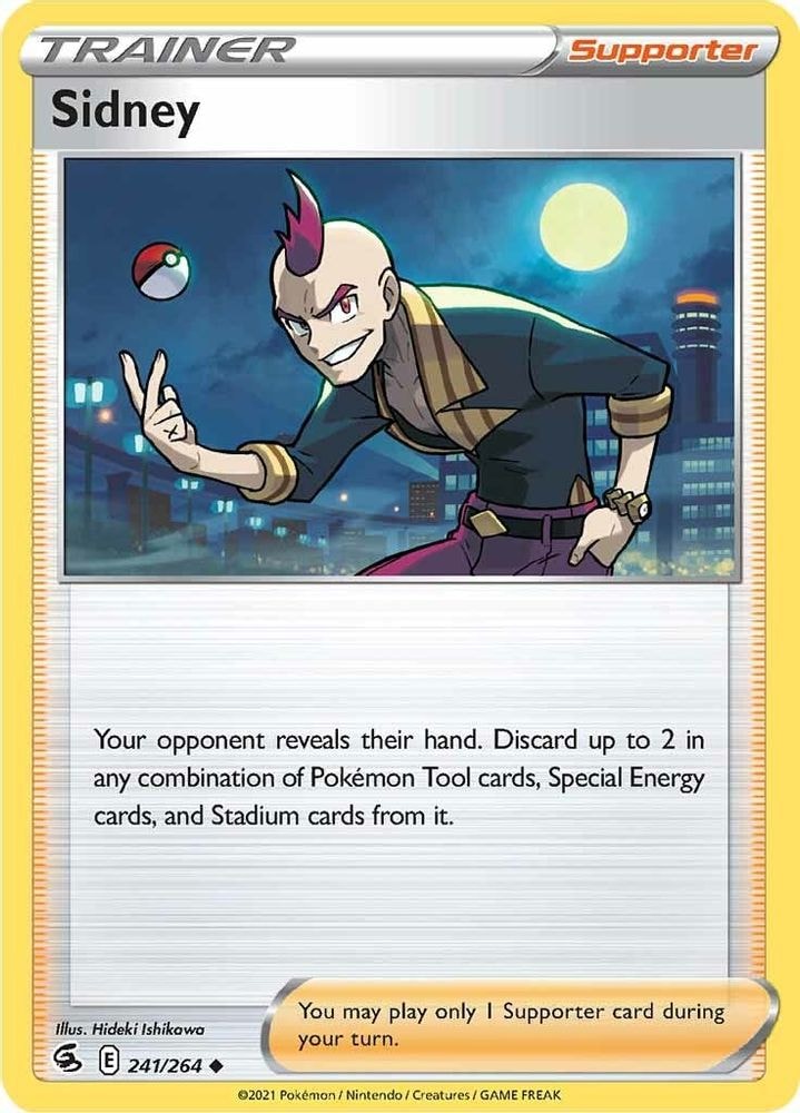 SWSH08: Fusion Strike (SWSH08) - Sidney (#241/264, Uncommon) ()