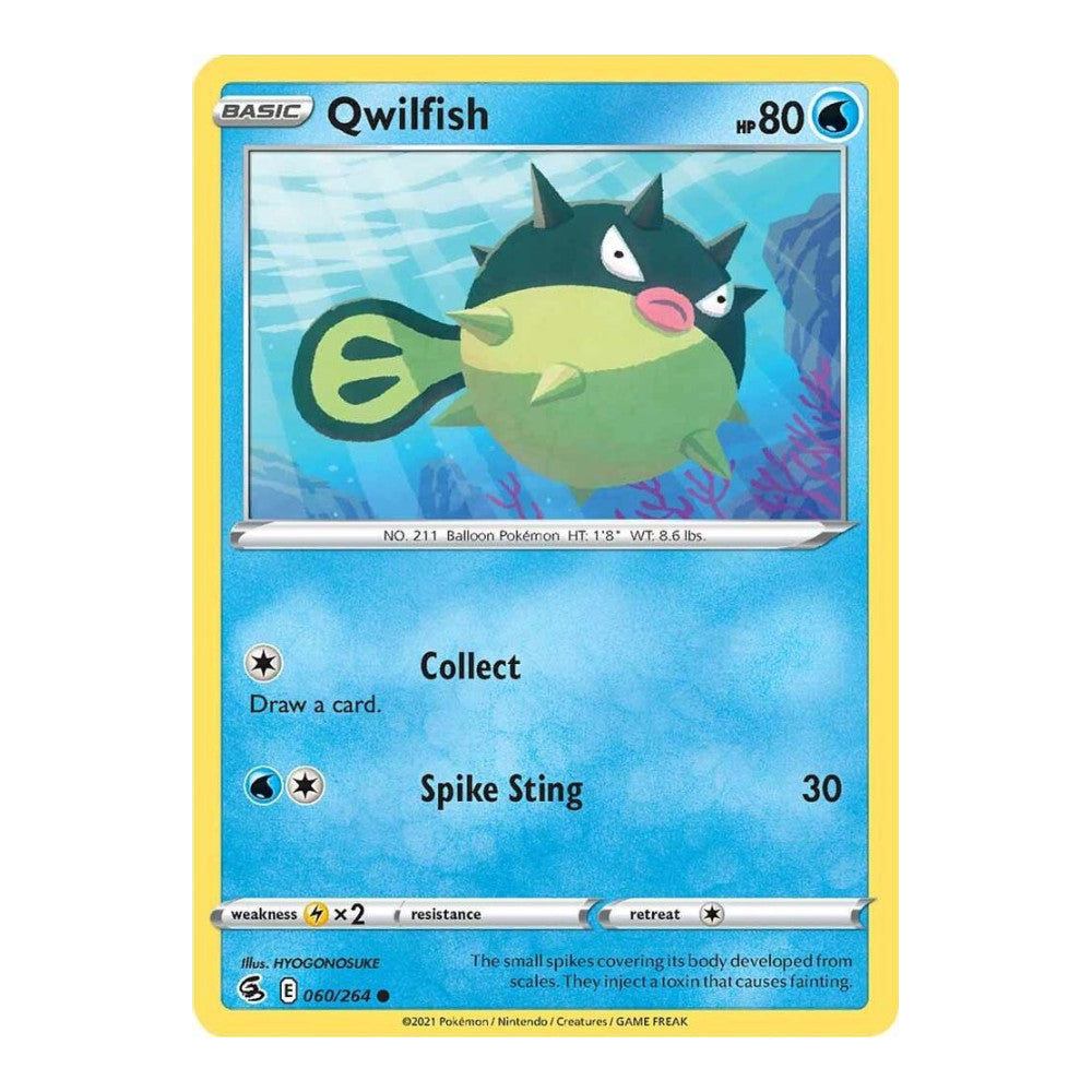 SWSH08: Fusion Strike (SWSH08) - Qwilfish (#060/264) (Near Mint)