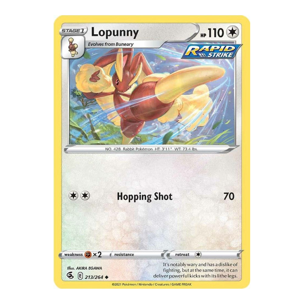 SWSH08: Fusion Strike (SWSH08) - Lopunny (#213/264) (Near Mint)