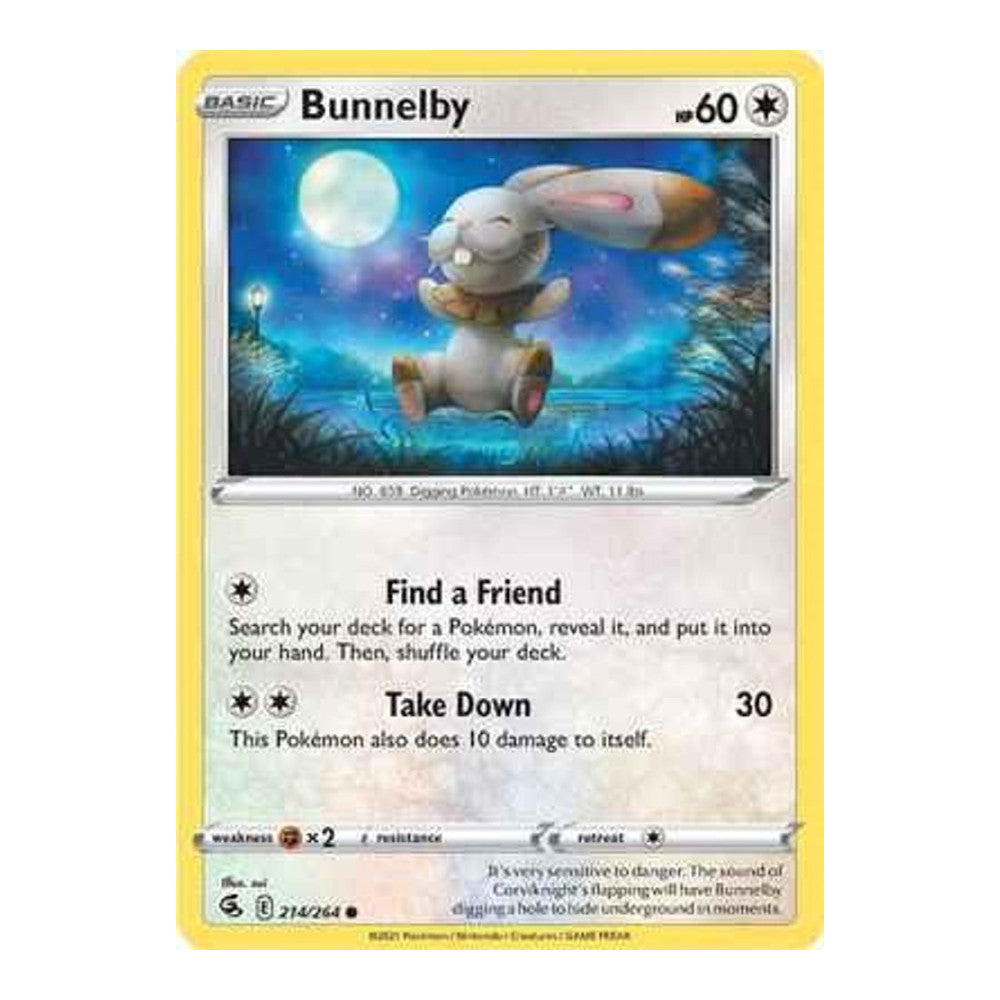 SWSH08: Fusion Strike (SWSH08) - Bunnelby (#214/264) (Near Mint)