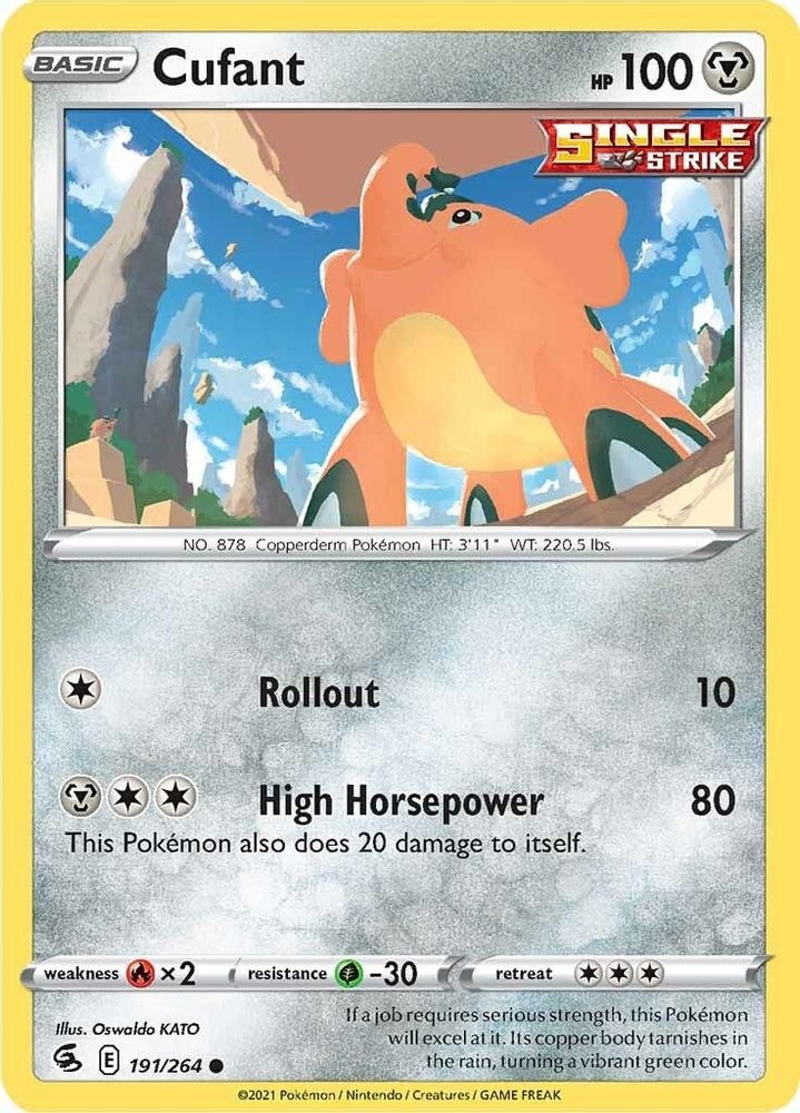SWSH08: Fusion Strike (SWSH08) - Cufant (#191/264, Common) ()