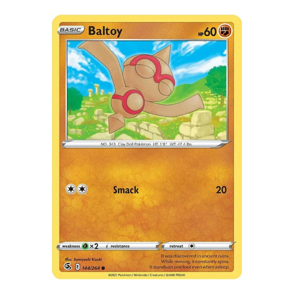 SWSH08: Fusion Strike (SWSH08) - Baltoy (#144/264) (Near Mint)