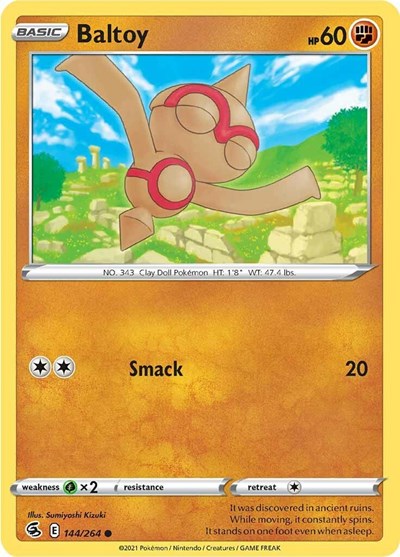 SWSH08: Fusion Strike (SWSH08) - Baltoy (#144/264, Common) ()