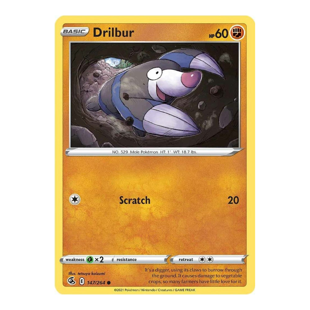 SWSH08: Fusion Strike (SWSH08) - Drilbur (#147/264) (Near Mint)