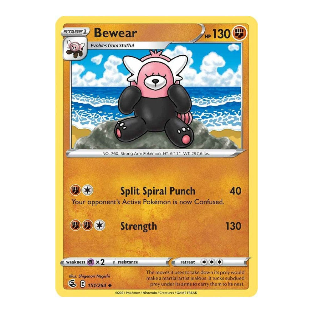 SWSH08: Fusion Strike (SWSH08) - Bewear (#151/264) (Near Mint)