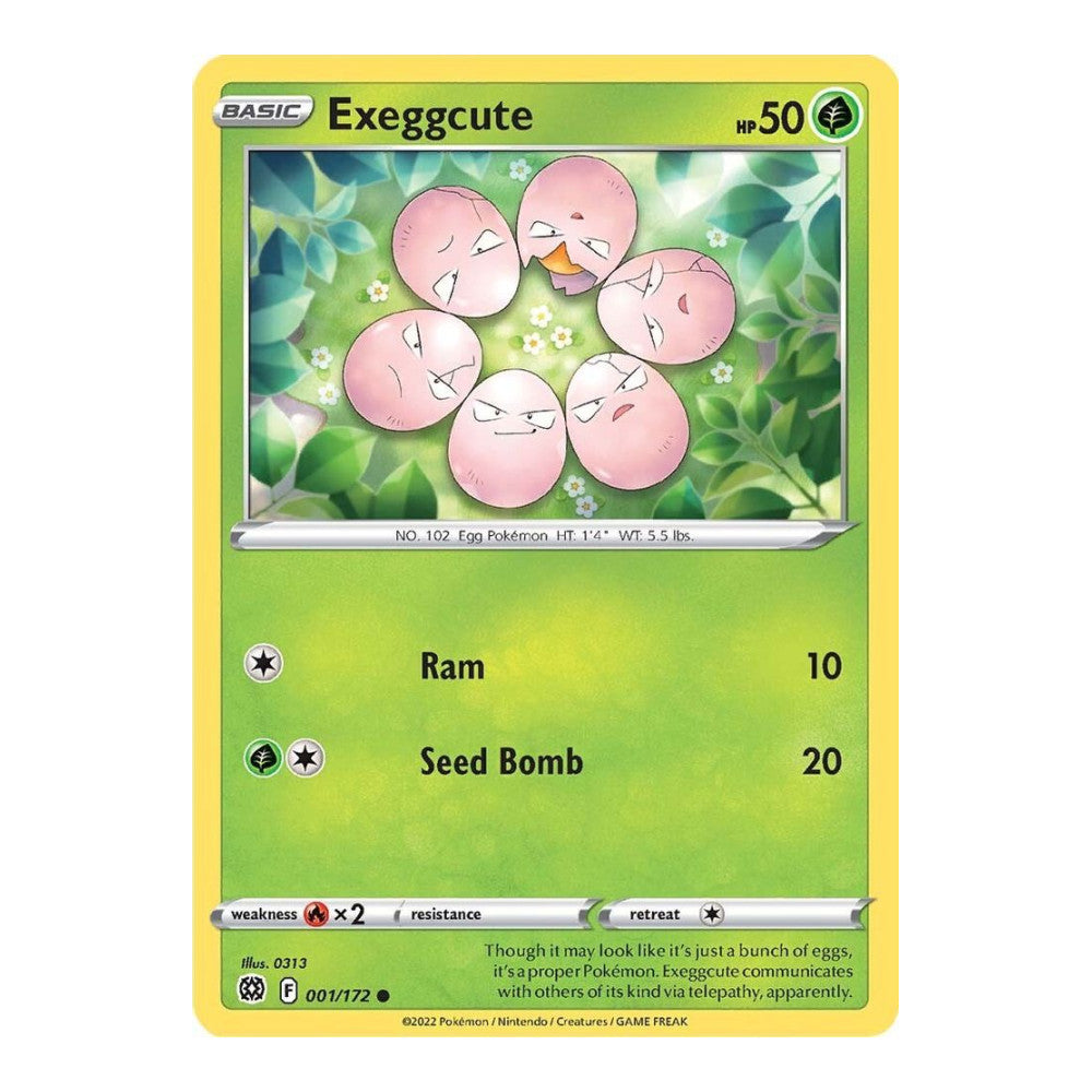 SWSH09: Brilliant Stars (SWSH09) - Exeggcute (#001/172) (Near Mint)