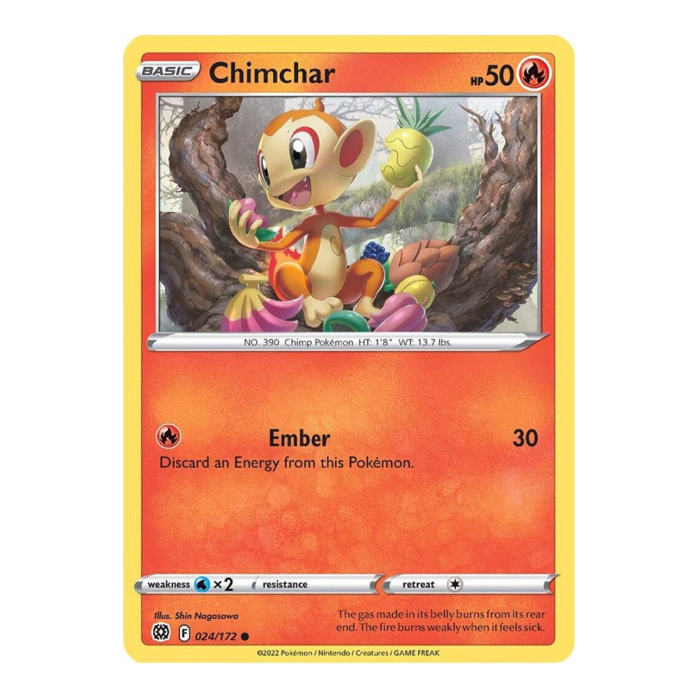 SWSH09: Brilliant Stars (SWSH09) - Chimchar (#024/172) (Near Mint)