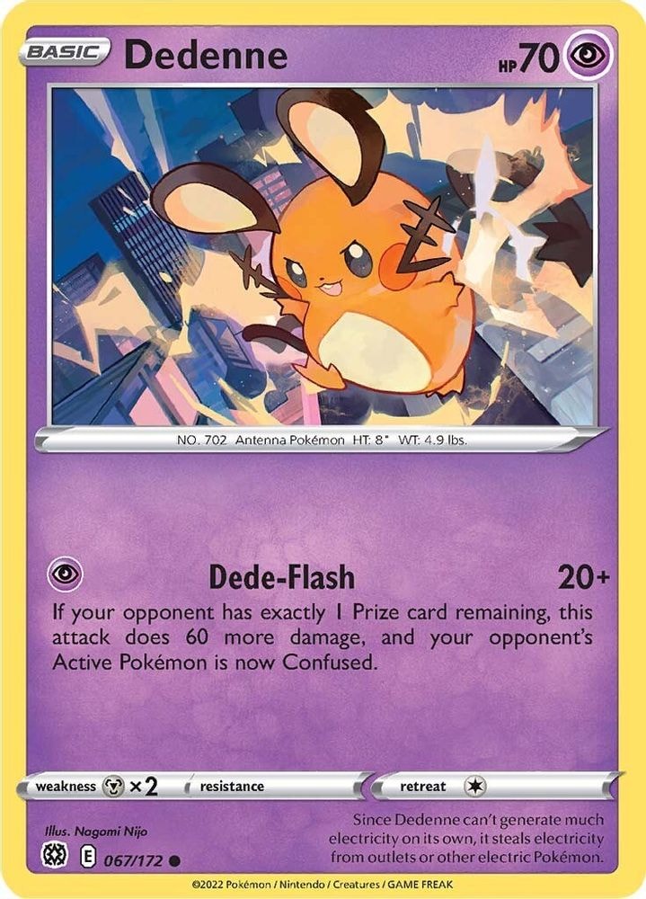 SWSH09: Brilliant Stars (SWSH09) - Dedenne (#067/172, Common) ()