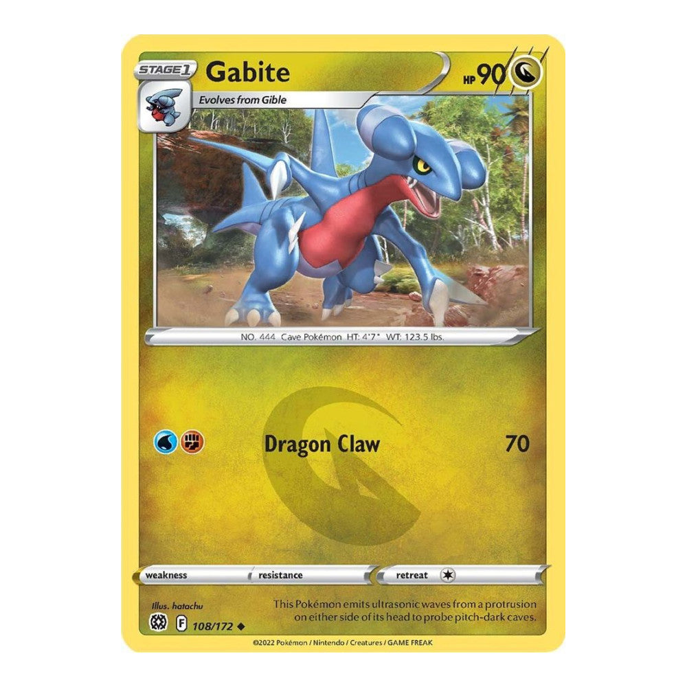 SWSH09: Brilliant Stars (SWSH09) - Gabite (#108/172) (Near Mint)
