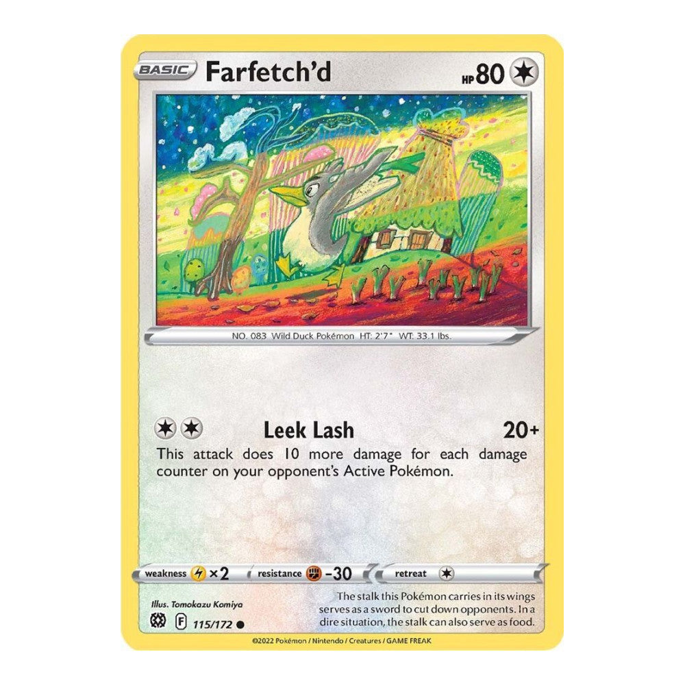 SWSH09: Brilliant Stars (SWSH09) - Farfetchd (#115/172) (Near Mint)
