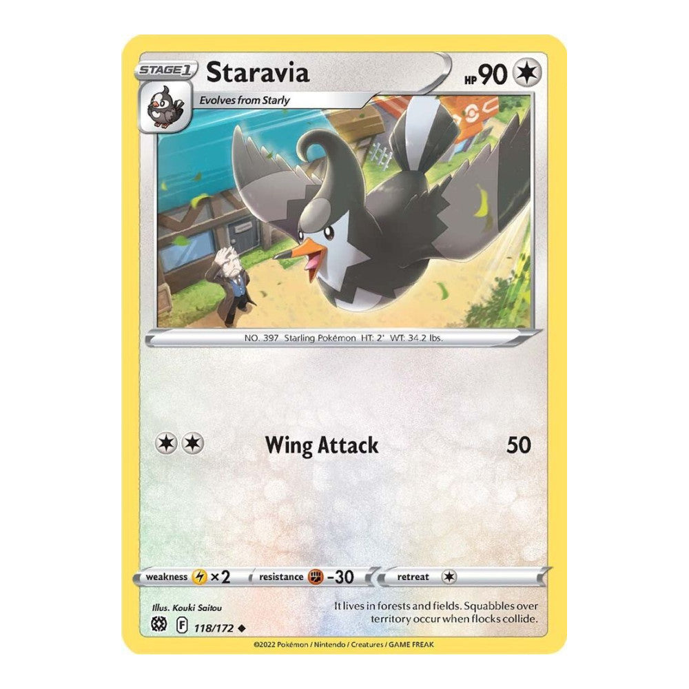 SWSH09: Brilliant Stars (SWSH09) - Staravia (#118/172) (Near Mint)