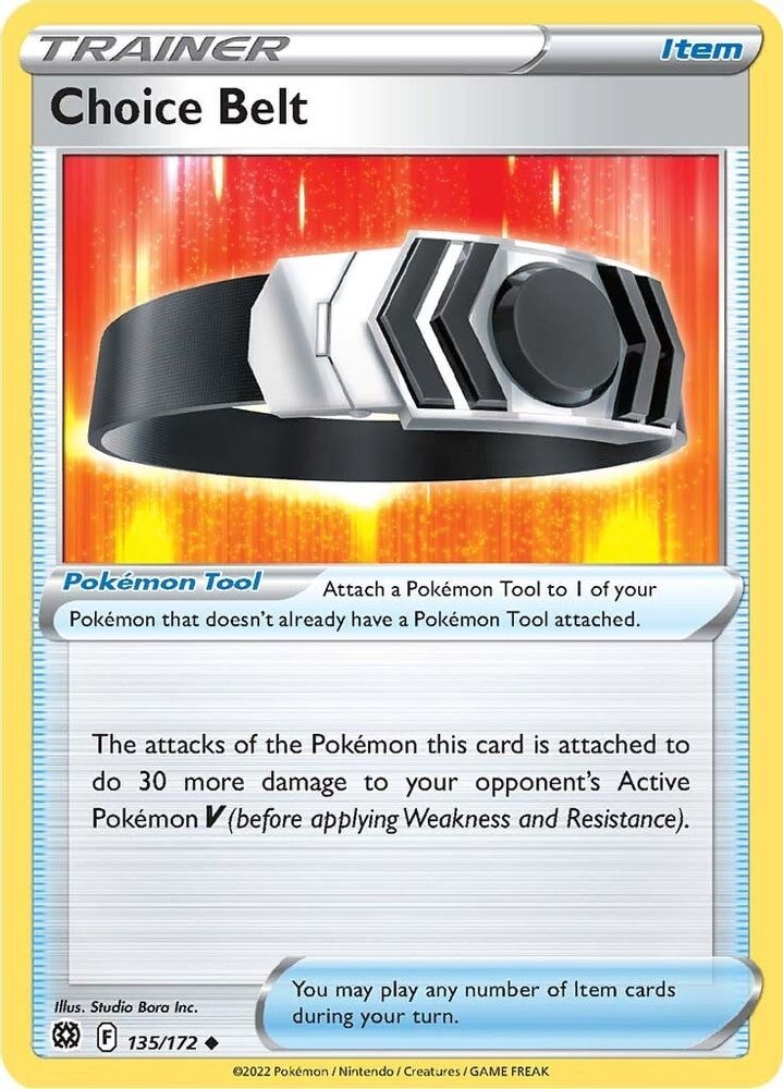 SWSH09: Brilliant Stars (SWSH09) - Choice Belt (#135/172, Uncommon) ()
