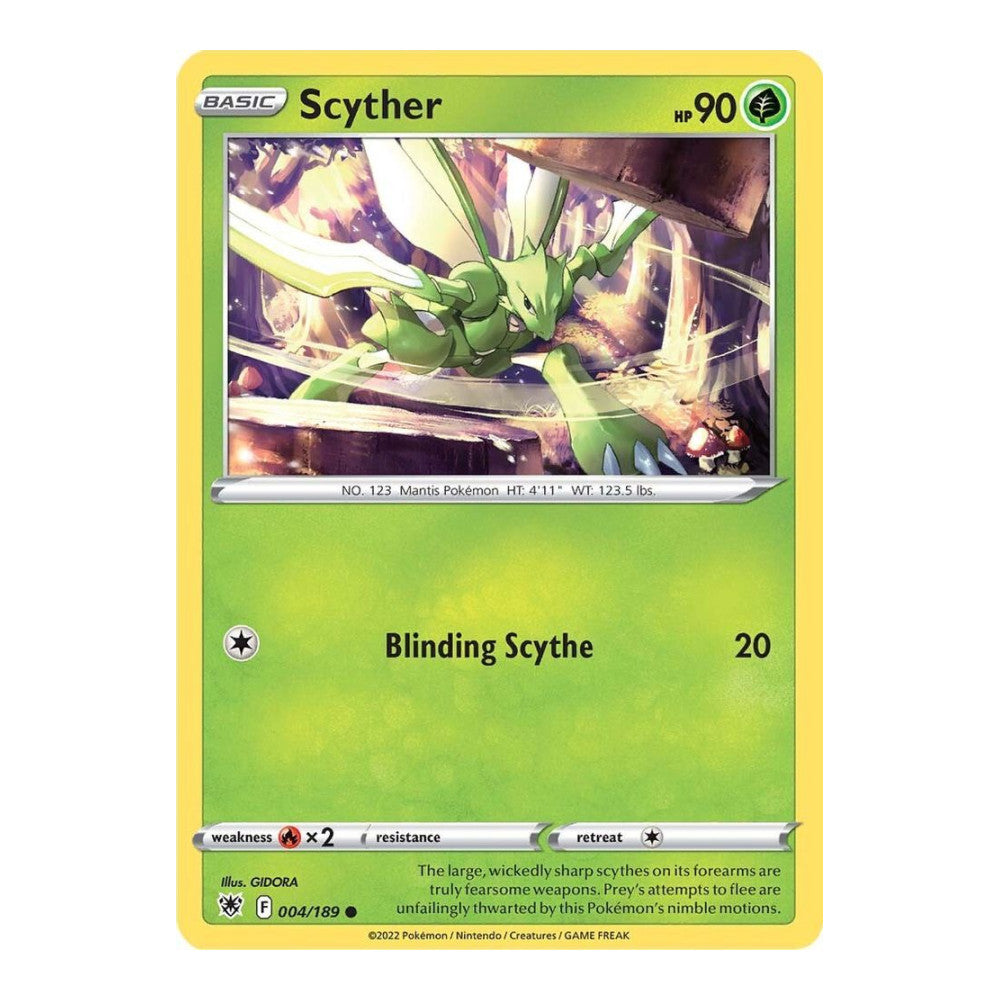 SWSH10: Astral Radiance (SWSH10) - Scyther (004) (#004/189) (Near Mint)