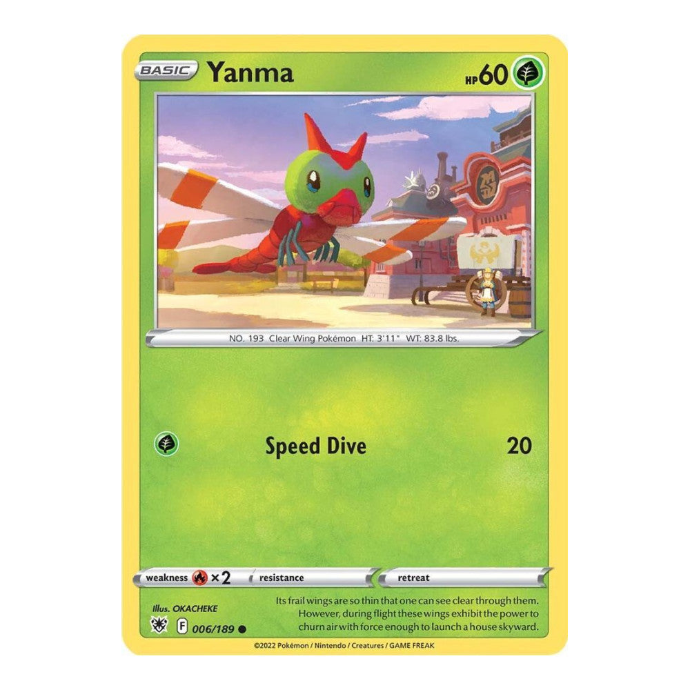 SWSH10: Astral Radiance (SWSH10) - Yanma (#006/189) (Near Mint)