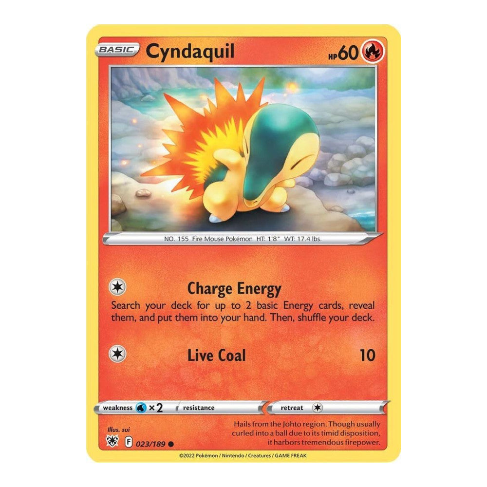SWSH10: Astral Radiance (SWSH10) - Cyndaquil (#023/189) (Near Mint)