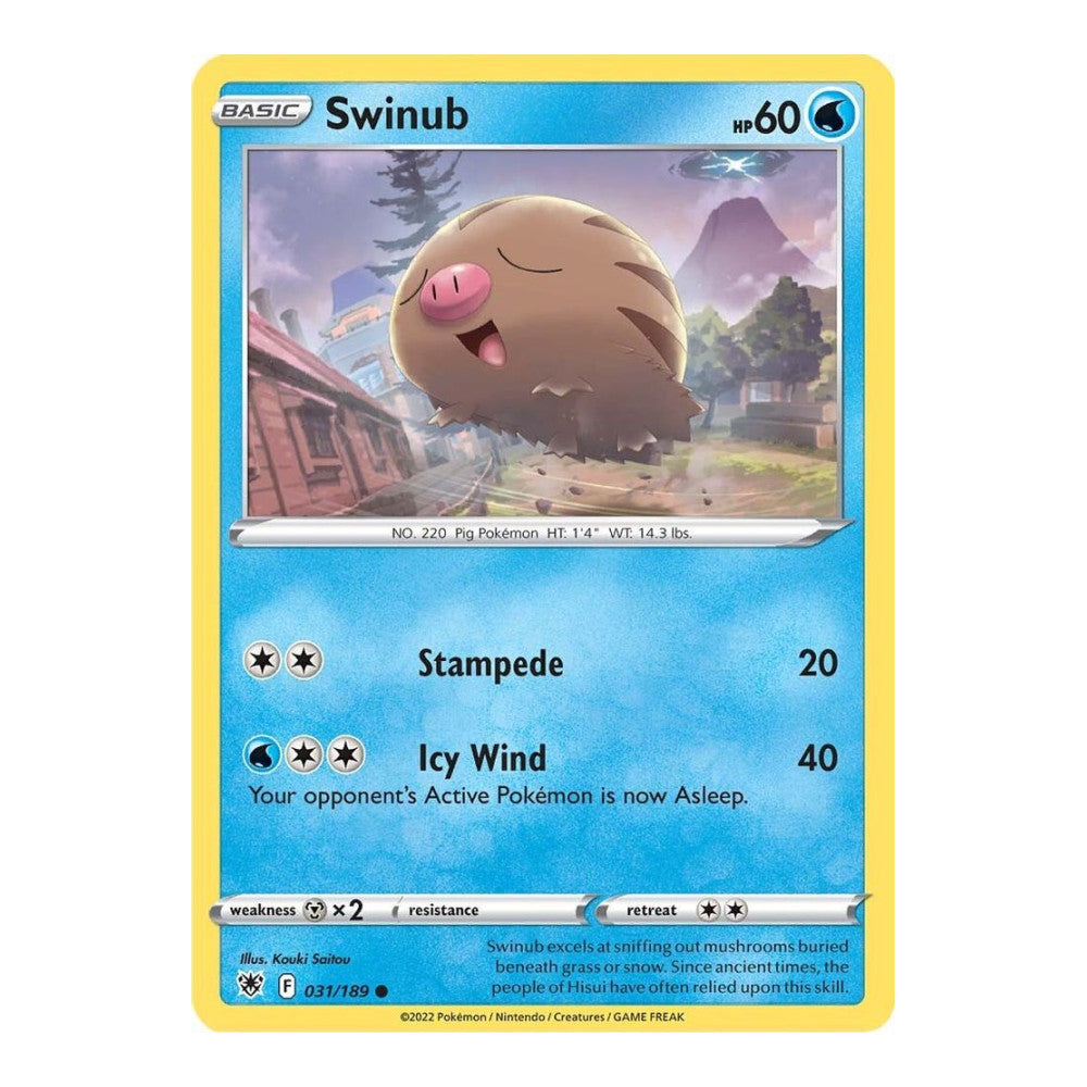 SWSH10: Astral Radiance (SWSH10) - Swinub (#031/189) (Near Mint)