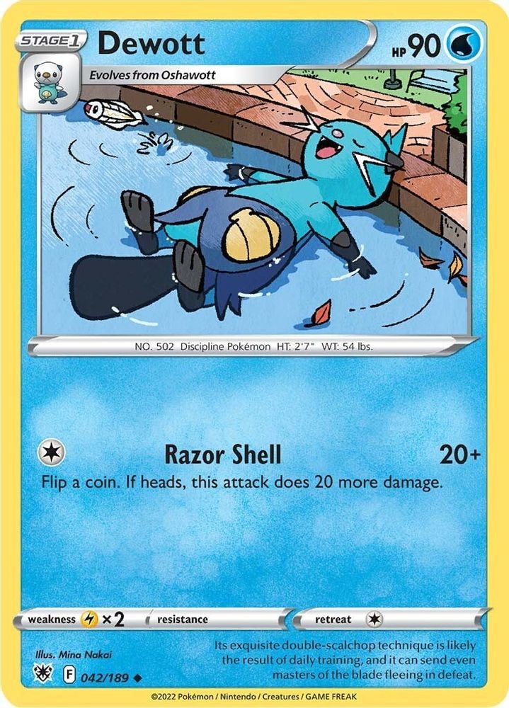 SWSH10: Astral Radiance (SWSH10) - Dewott (#042/189, Uncommon) ()