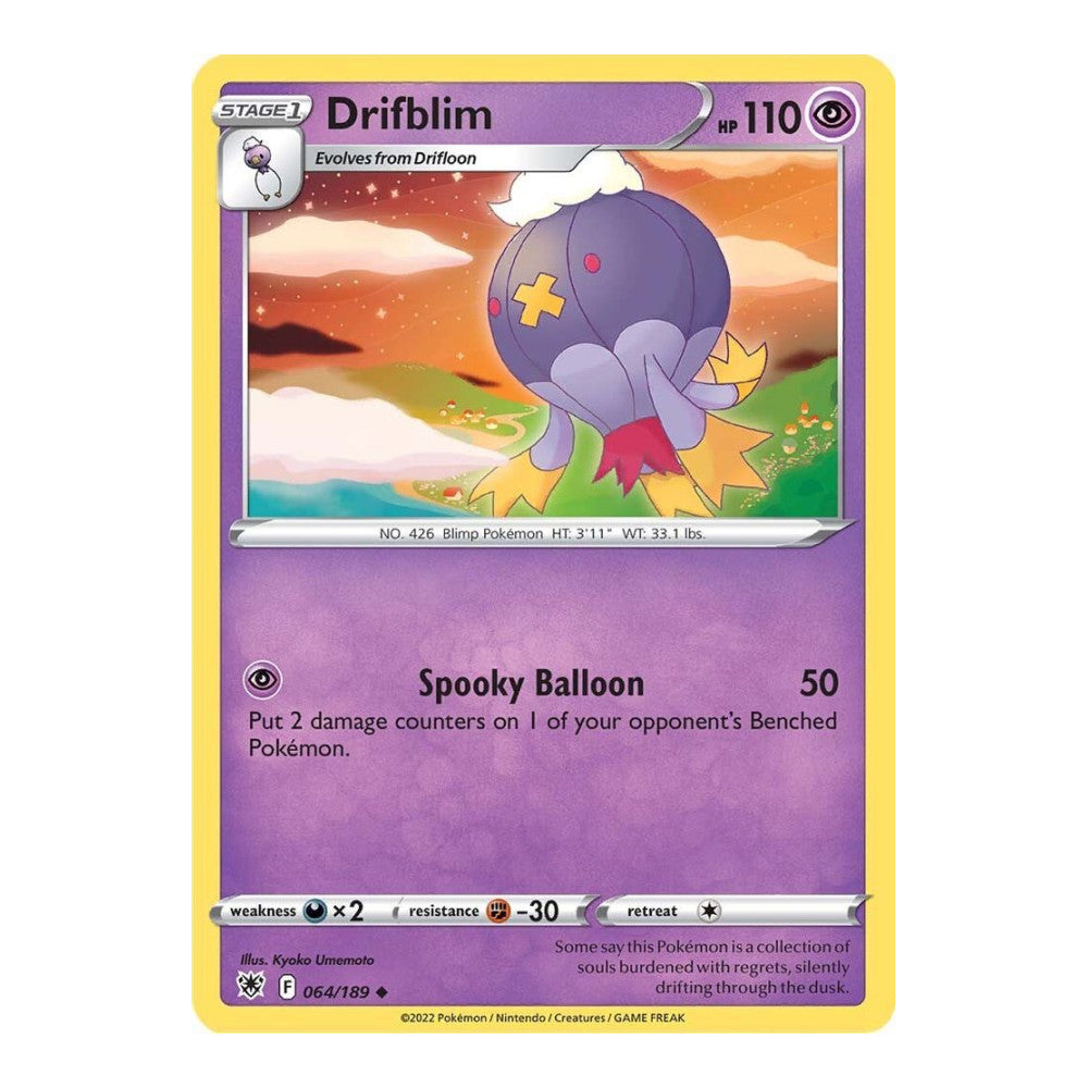 SWSH10: Astral Radiance (SWSH10) - Drifblim (#064/189) (Near Mint)