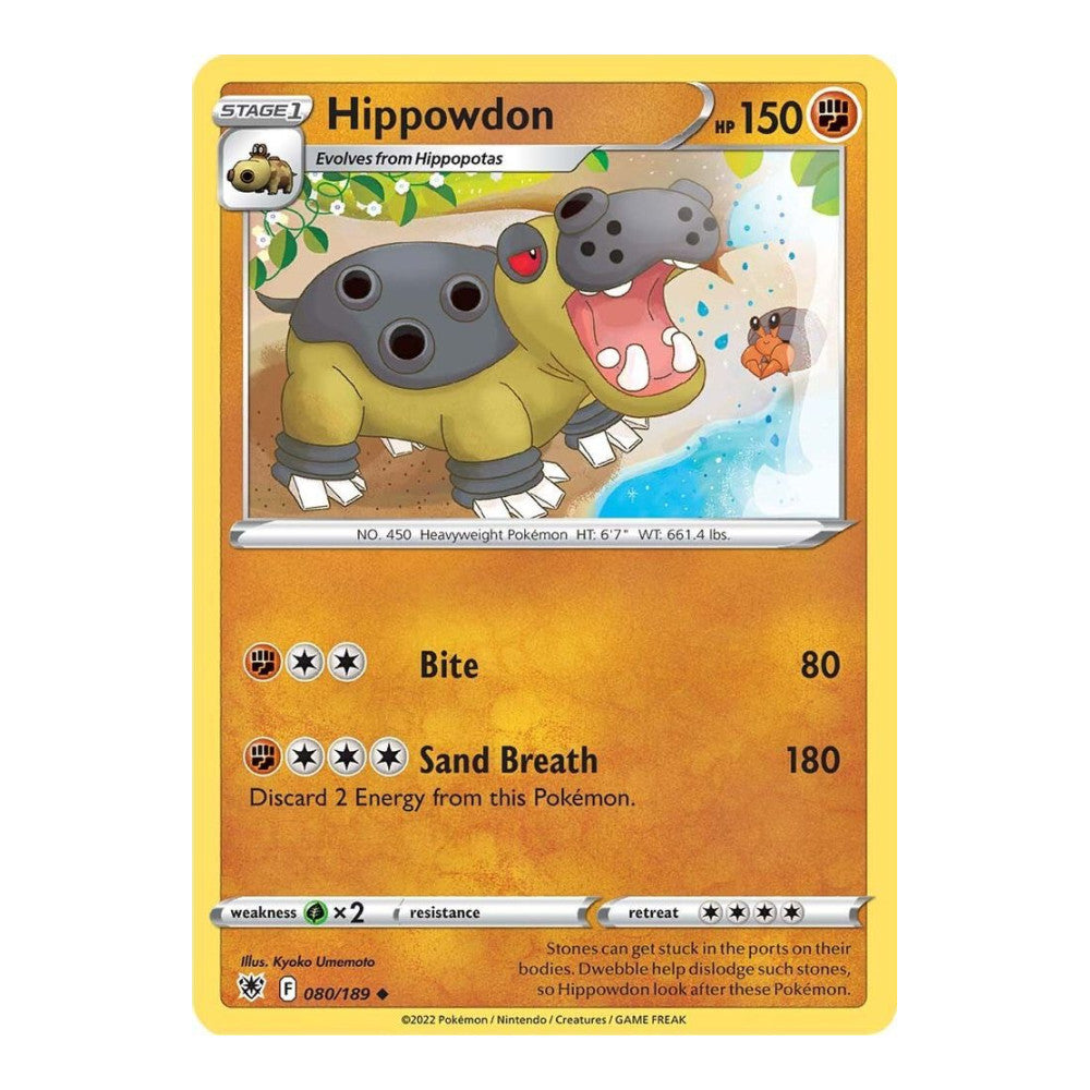 SWSH10: Astral Radiance (SWSH10) - Hippowdon (#080/189) (Near Mint)
