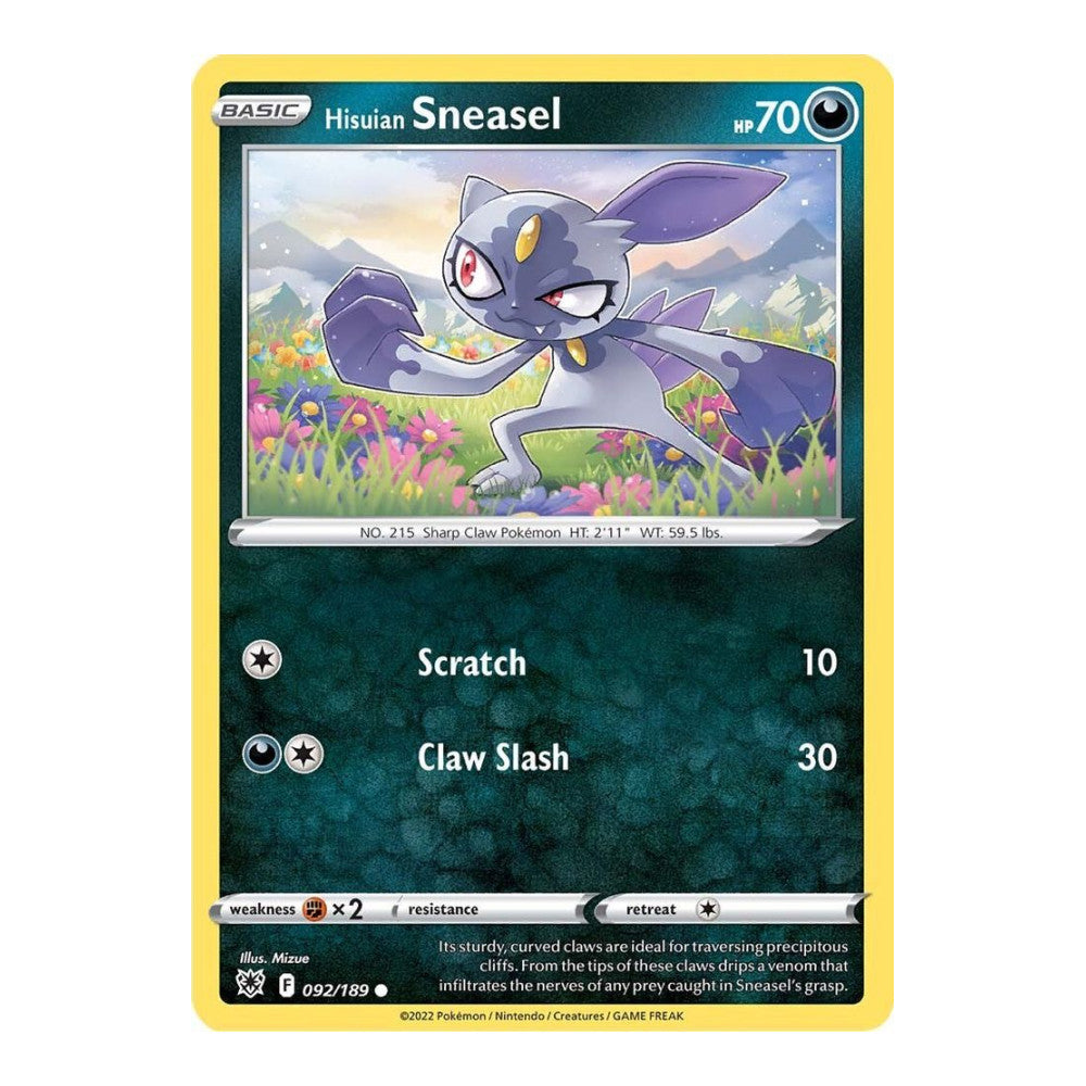 SWSH10: Astral Radiance (SWSH10) - Hisuian Sneasel (#092/189) (Near Mint)