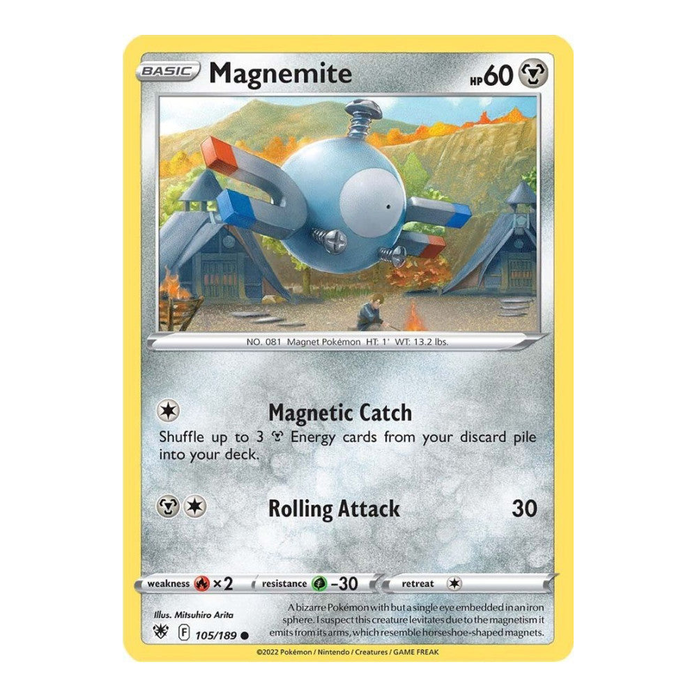 SWSH10: Astral Radiance (SWSH10) - Magnemite (#105/189) (Near Mint)