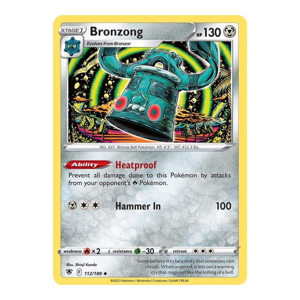 SWSH10: Astral Radiance (SWSH10) - Bronzong (#112/189) (Near Mint)