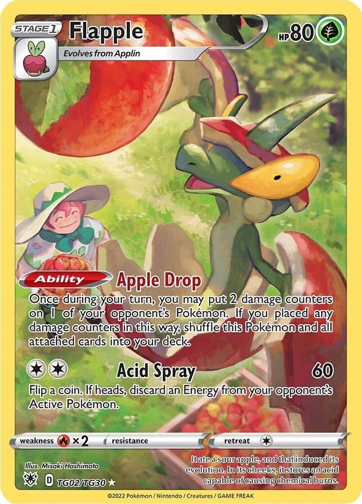 SWSH10: Astral Radiance Trainer Gallery (SWSH10:TG) - Flapple (#TG02/TG30, Ultra Rare) ()