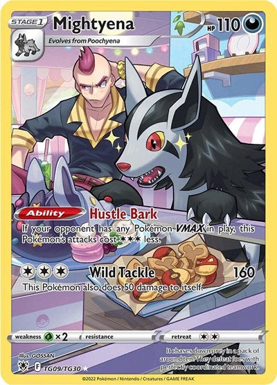 SWSH10: Astral Radiance Trainer Gallery (SWSH10:TG) - Mightyena (#TG09/TG30, Ultra Rare) ()