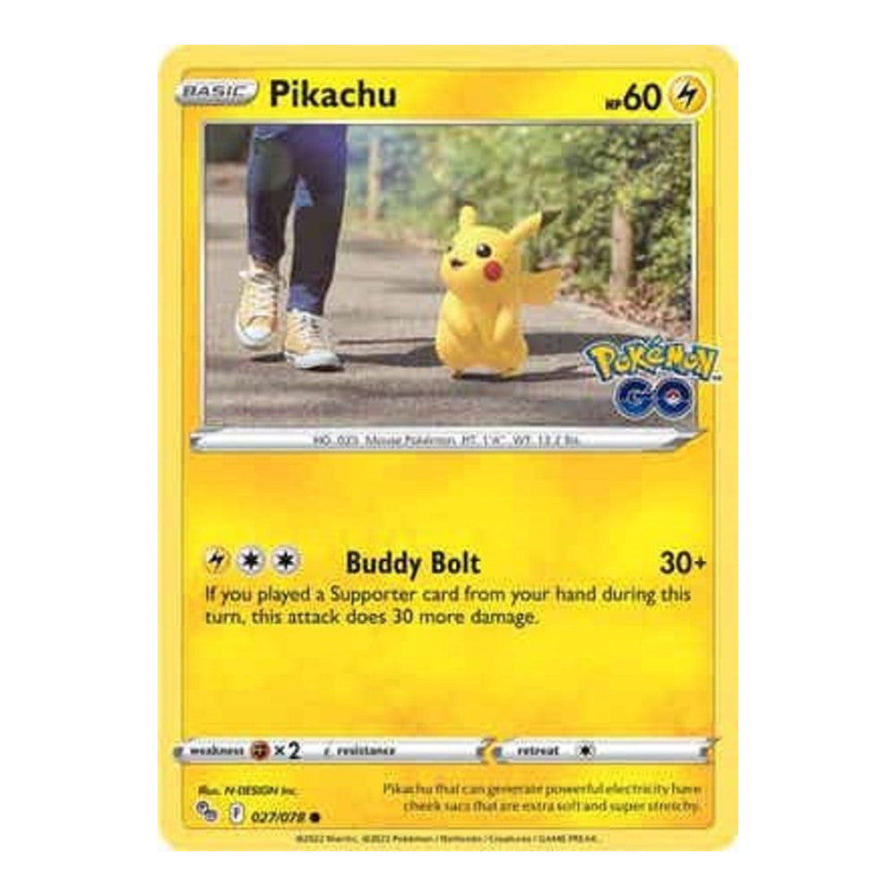 Pokemon GO (PGO) - Pikachu 27 (#027/078) (Near Mint)