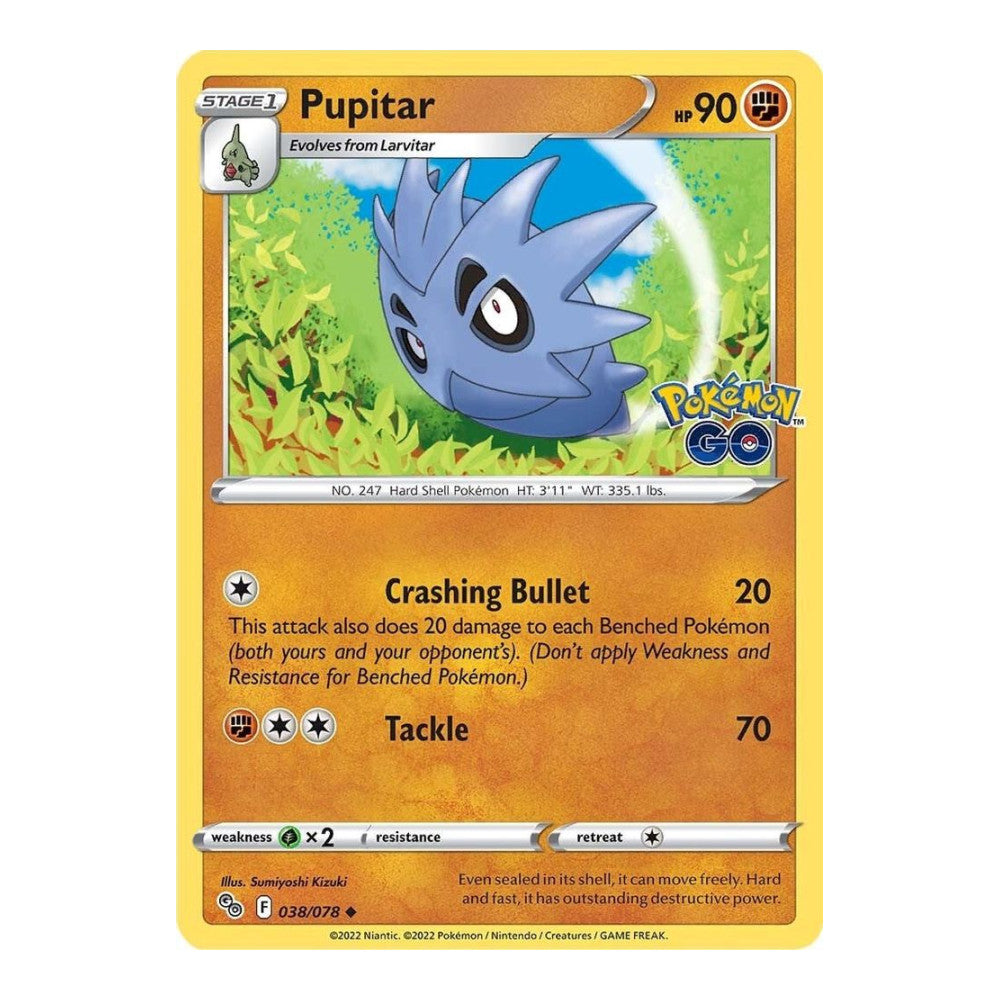 Pokemon GO (PGO) - Pupitar (#038/078) (Near Mint)