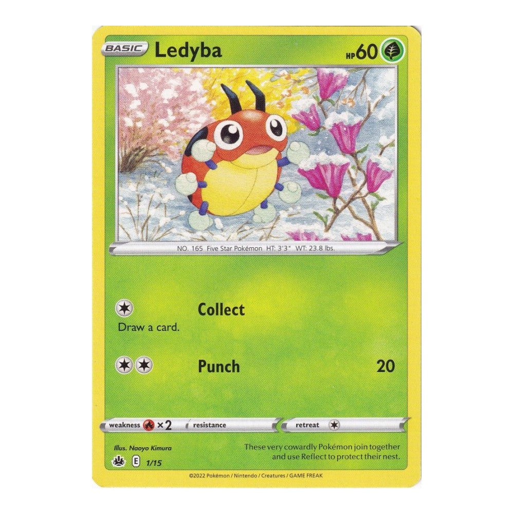 McDonald's Promos 2022 (M22) - Ledyba - 1/15 (#001/015) (Near Mint)