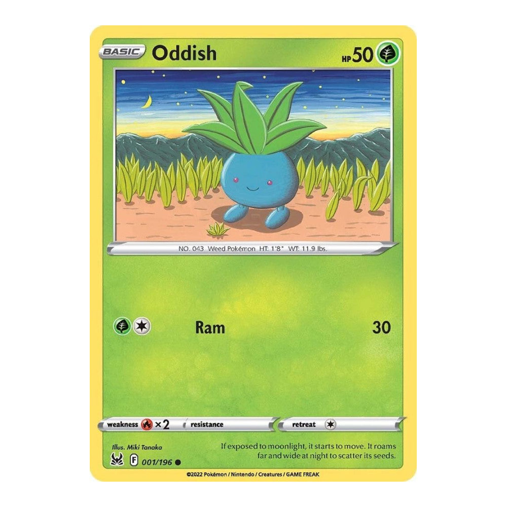 SWSH11: Lost Origin (SWSH11) - Oddish (#001/196) (Near Mint)