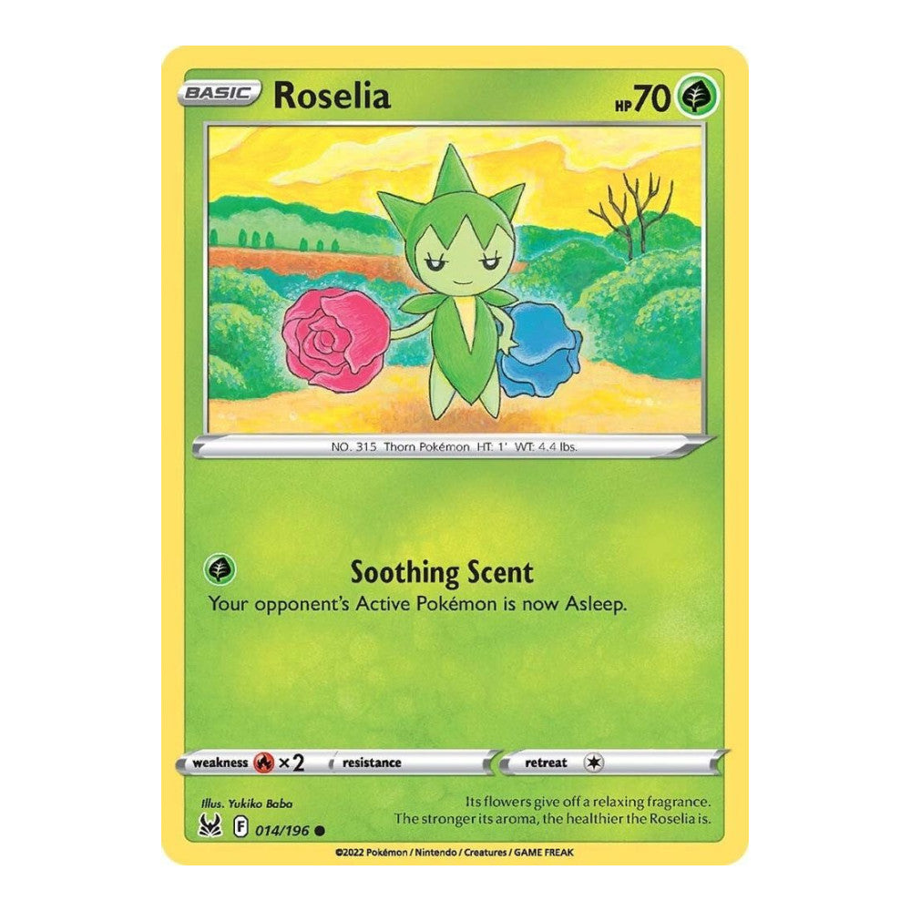 SWSH11: Lost Origin (SWSH11) - Roselia (#014/196) (Near Mint)