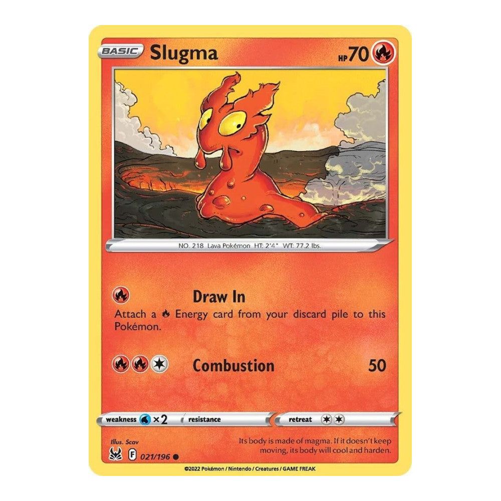 SWSH11: Lost Origin (SWSH11) - Slugma (#021/196) (Near Mint)