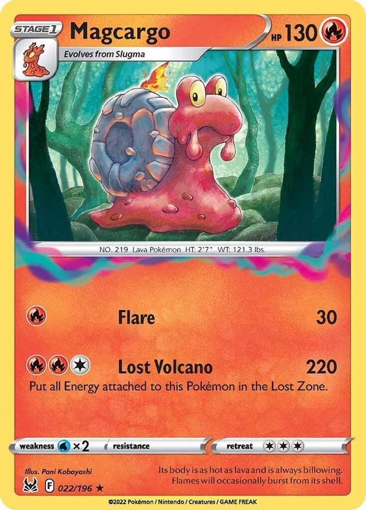 SWSH11: Lost Origin (SWSH11) - Magcargo (#022/196, Rare) ()