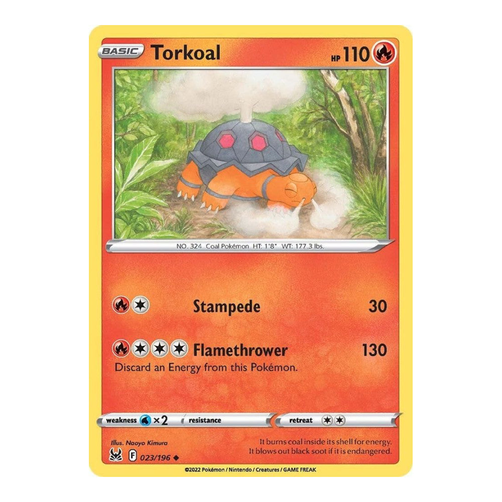 SWSH11: Lost Origin (SWSH11) - Torkoal (#023/196) (Near Mint)
