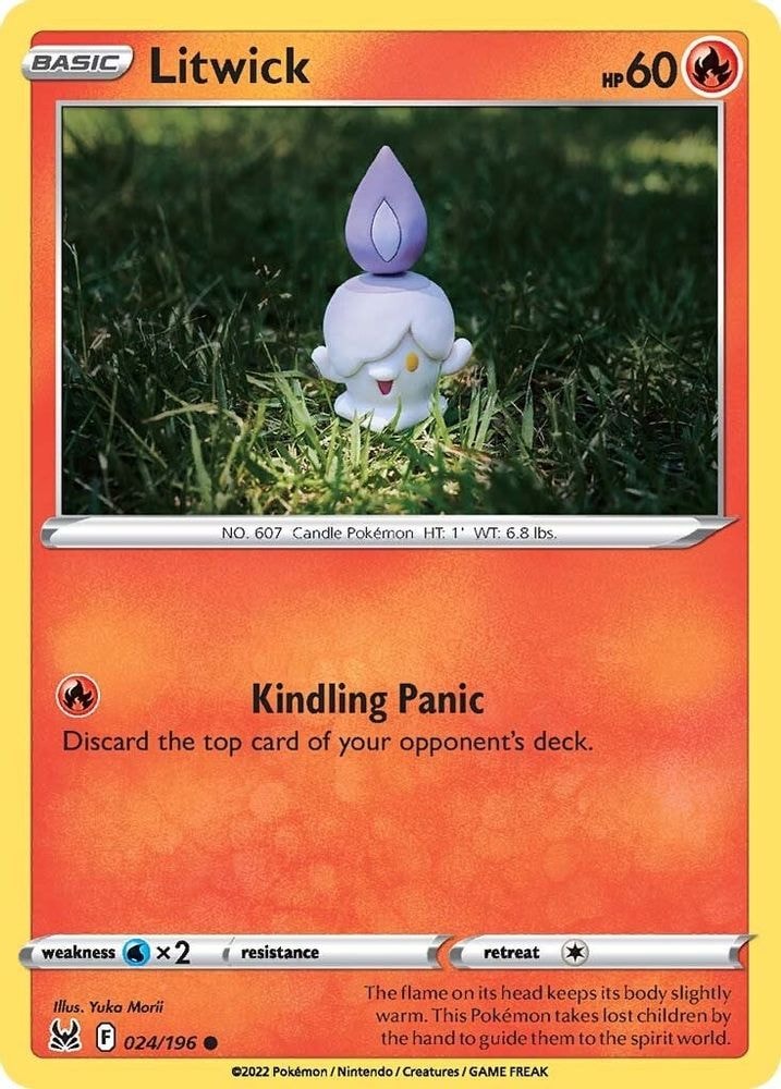 SWSH11: Lost Origin (SWSH11) - Litwick (#024/196, Common) ()