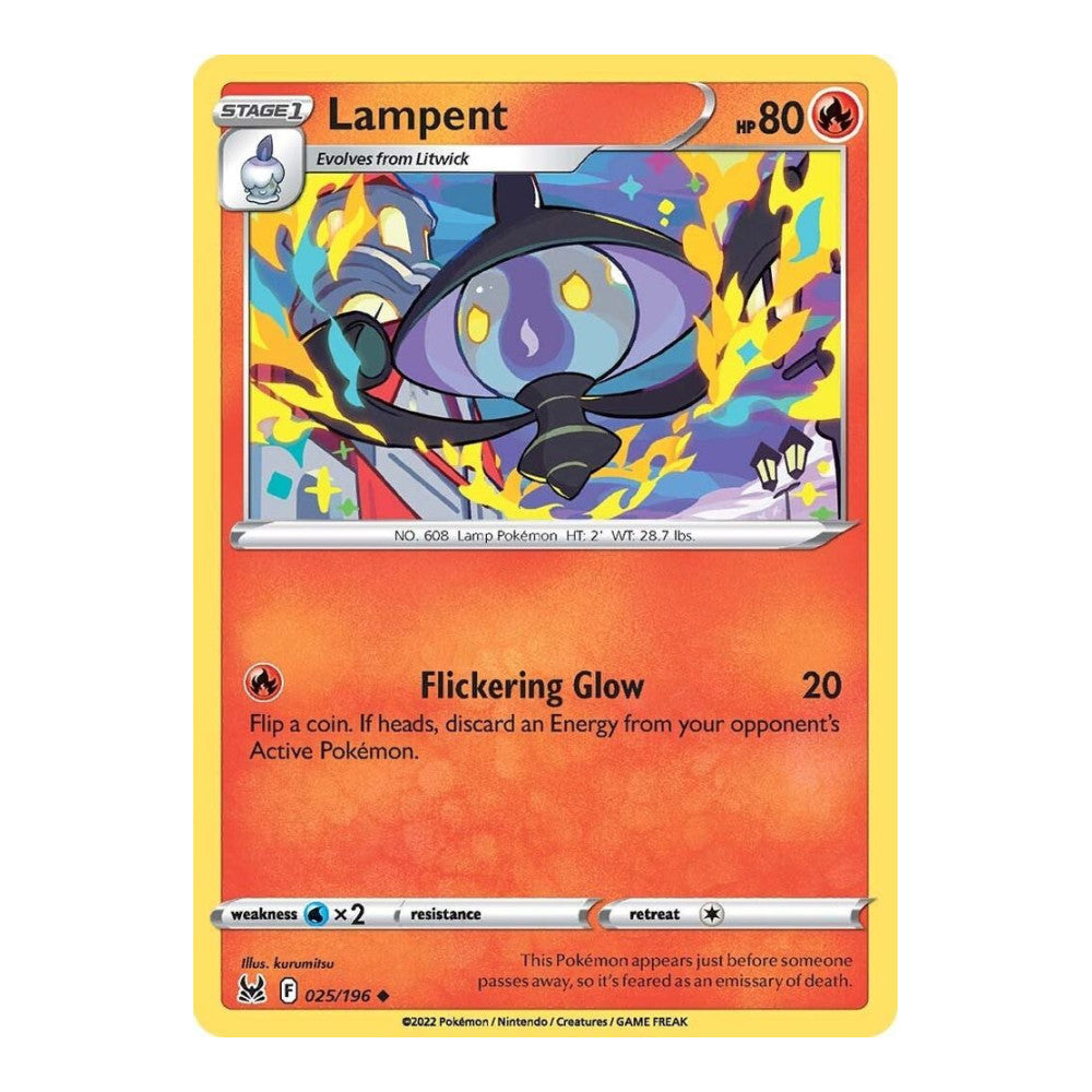 SWSH11: Lost Origin (SWSH11) - Lampent (#025/196) (Near Mint)
